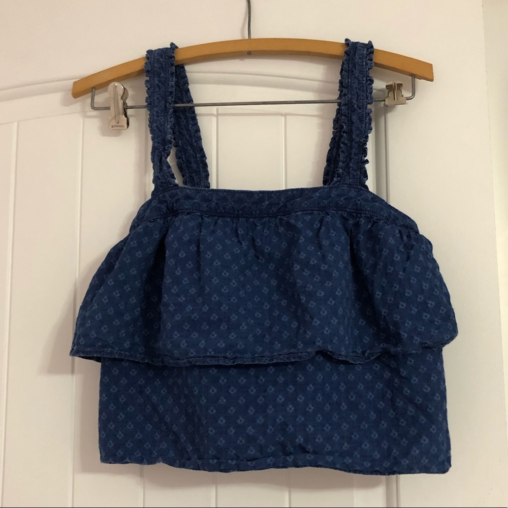 Madewell Denim Crop Top